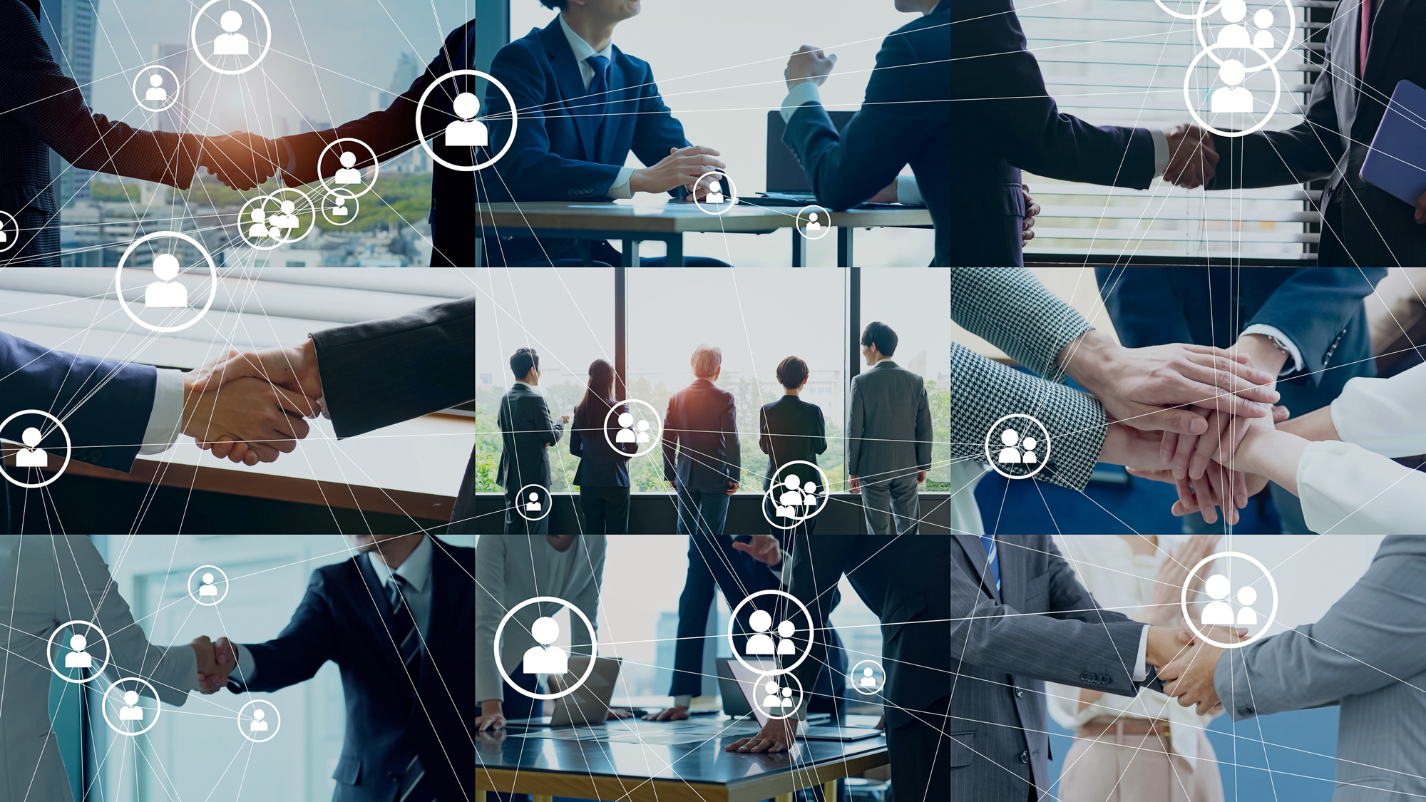 さまざまなシーンのビジネスパーソン